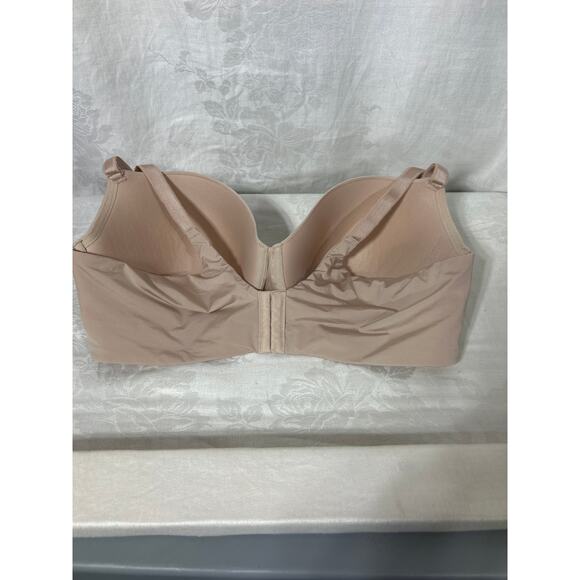 Torrid Curve Bra 44DD Beige 360 Back Smoothing Push Up T Shirt - Picture 3 of 9